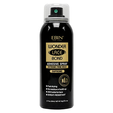 EBIN New York Wonder Lace Bond Adhesive Spray - Supreme, 2.7 oz - ANNS BEAUTY SUPPLY